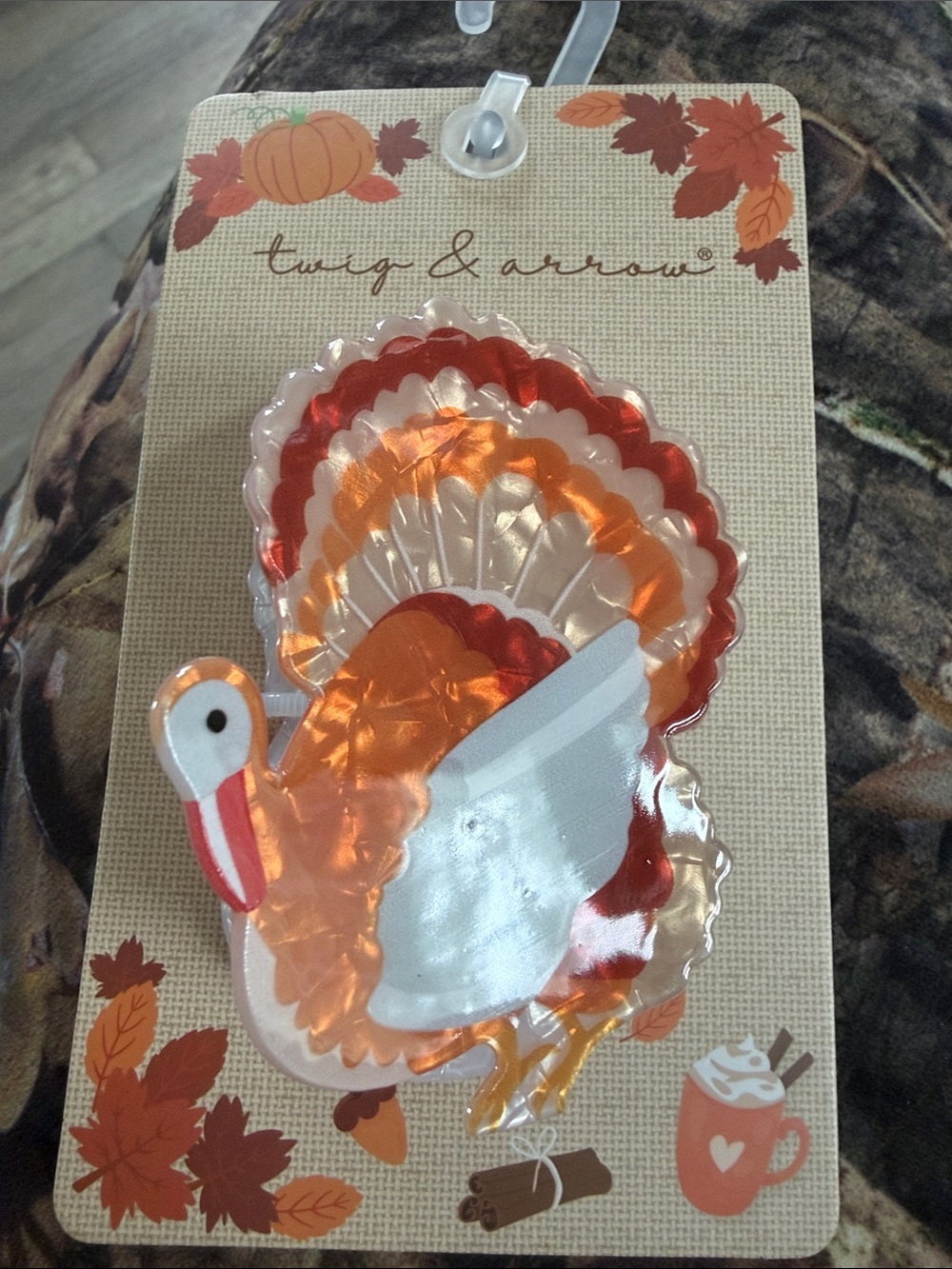 Twig & Arrow Turkey Hair Clip